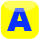 Contraste : Fond Jaune - Police Bleue