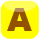 Contraste : Fond Jaune - Police Brun